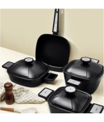 GIGILLI set šerpi BRETT crna 7PCS