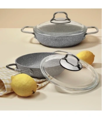 GIGILLI set tava YOU siva 4PCS