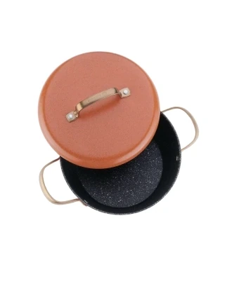 KORKMAZ set posuđa-1 A2607 vintage-brown