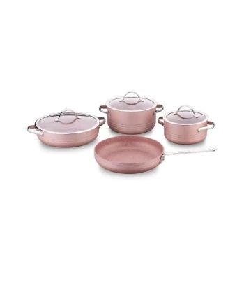 KORKMAZ set posuđa LINEA A2619 rose/gold
