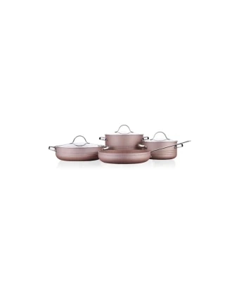 KORKMAZ set posuđa LINEA A2619 rose/gold
